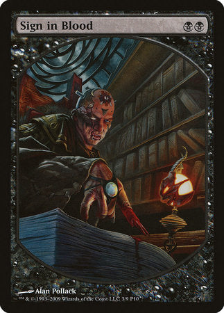 Sign in Blood [Magic Player Rewards 2010] | Exor Games Truro