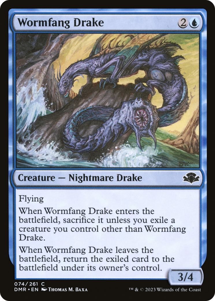 Wormfang Drake [Dominaria Remastered] | Exor Games Truro