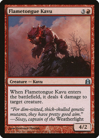 Flametongue Kavu [Commander 2011] | Exor Games Truro