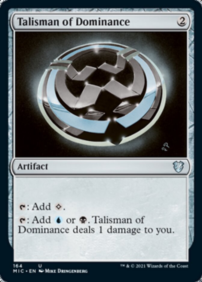 Talisman of Dominance [Innistrad: Midnight Hunt Commander] | Exor Games Truro