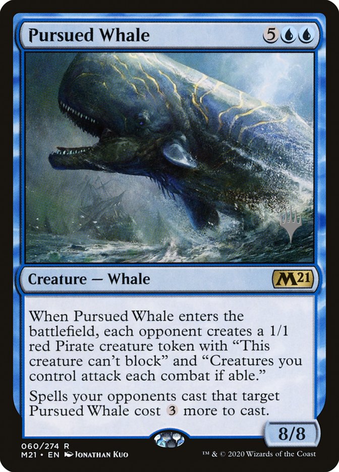 Pursued Whale (Promo Pack) [Core Set 2021 Promos] | Exor Games Truro