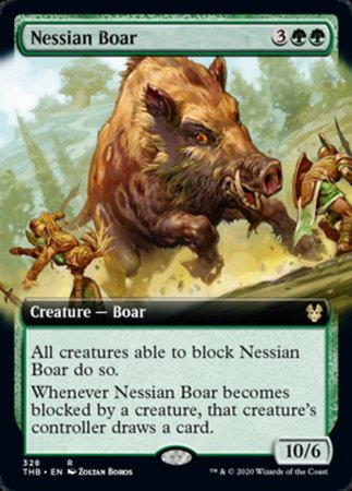 Nessian Boar (Extended Art) [Theros Beyond Death] | Exor Games Truro