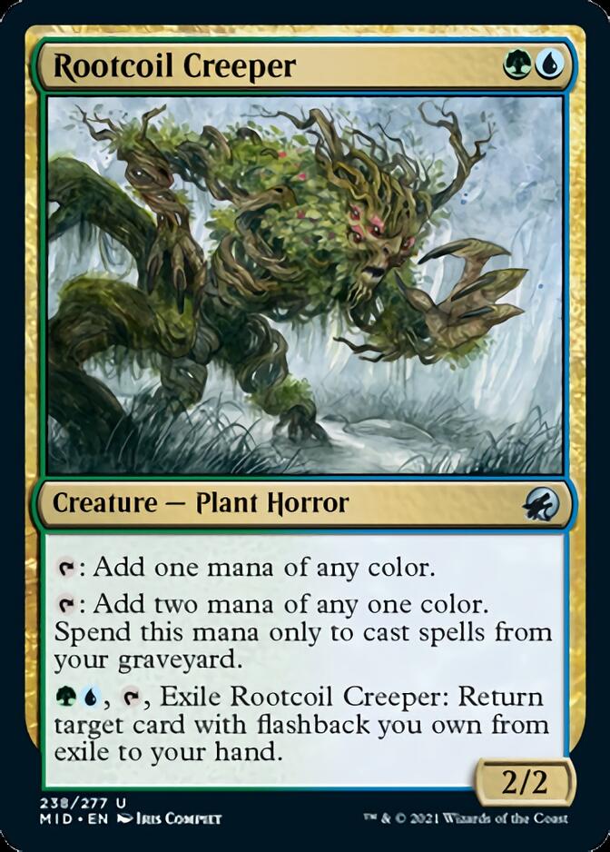 Rootcoil Creeper [Innistrad: Midnight Hunt] | Exor Games Truro