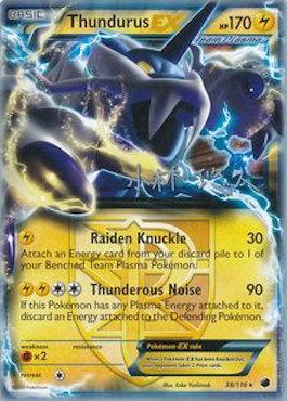 Thundurus EX (38/116) (Plasma Power - Haruto Kobayashi) [World Championships 2014] | Exor Games Truro