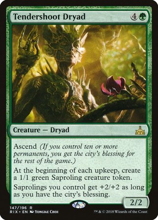 Tendershoot Dryad [Rivals of Ixalan] | Exor Games Truro