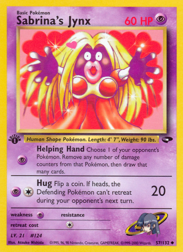 Sabrina's Jynx (57/132) [Gym Challenge 1st Edition] | Exor Games Truro