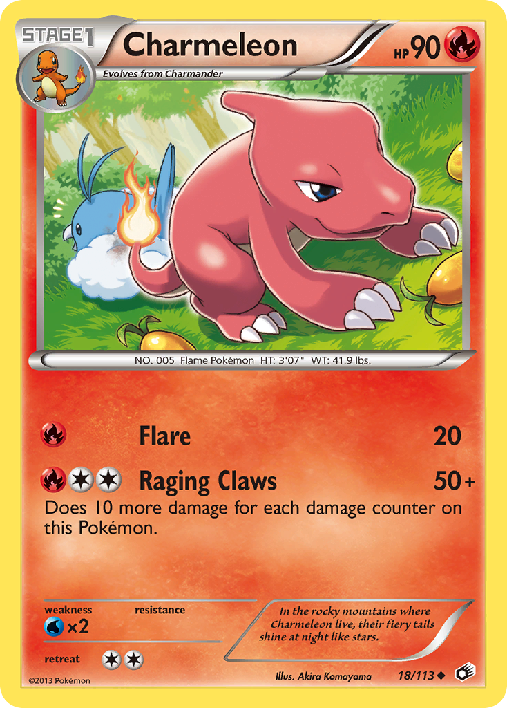 Charmeleon (18/113) [Black & White: Legendary Treasures] | Exor Games Truro