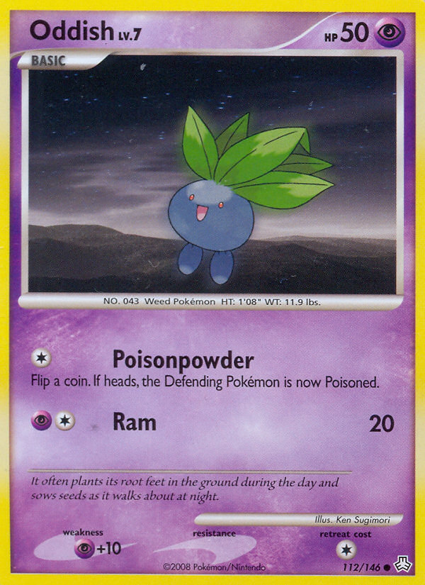 Oddish (112/146) [Diamond & Pearl: Legends Awakened] | Exor Games Truro