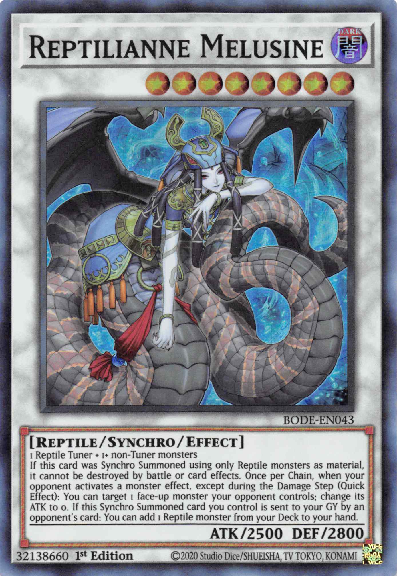 Reptilianne Melusine [BODE-EN043] Super Rare | Exor Games Truro