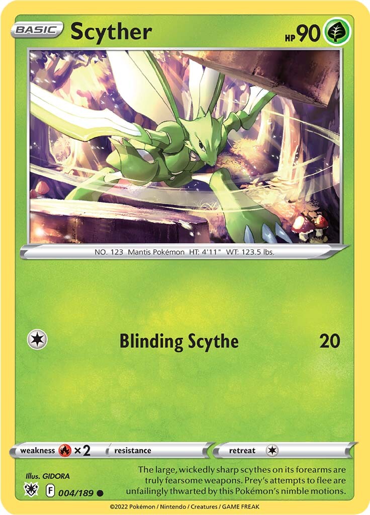 Scyther (004/189) [Sword & Shield: Astral Radiance] | Exor Games Truro