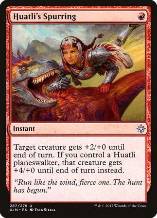 Huatli's Spurring [Ixalan] | Exor Games Truro