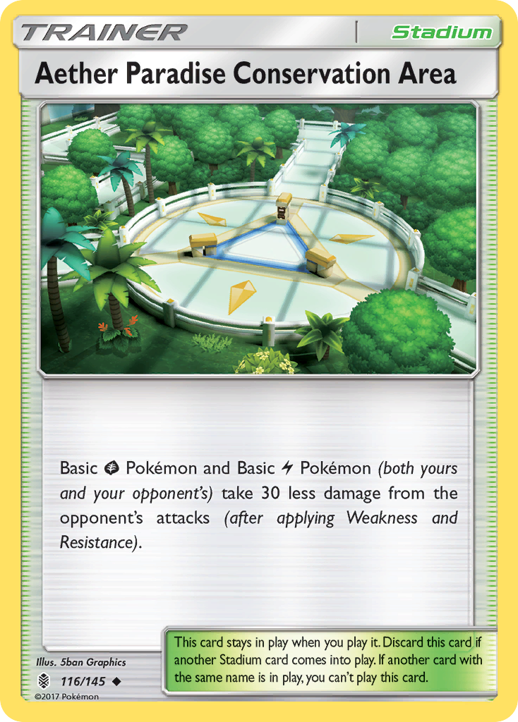 Aether Paradise Conservation Area (116/145) [Sun & Moon: Guardians Rising] | Exor Games Truro