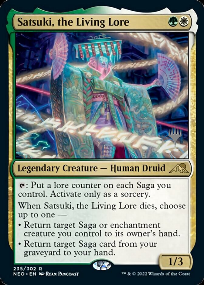 Satsuki, the Living Lore (Promo Pack) [Kamigawa: Neon Dynasty Promos] | Exor Games Truro