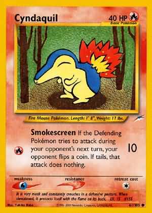 Cyndaquil (61/105) [Neo Destiny Unlimited] | Exor Games Truro