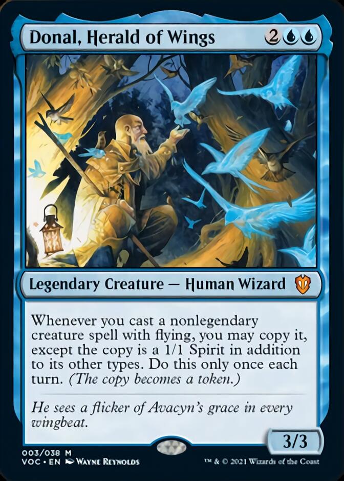 Donal, Herald of Wings [Innistrad: Crimson Vow Commander] | Exor Games Truro