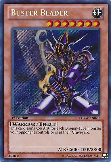 Buster Blader [LCYW-EN020] Secret Rare | Exor Games Truro