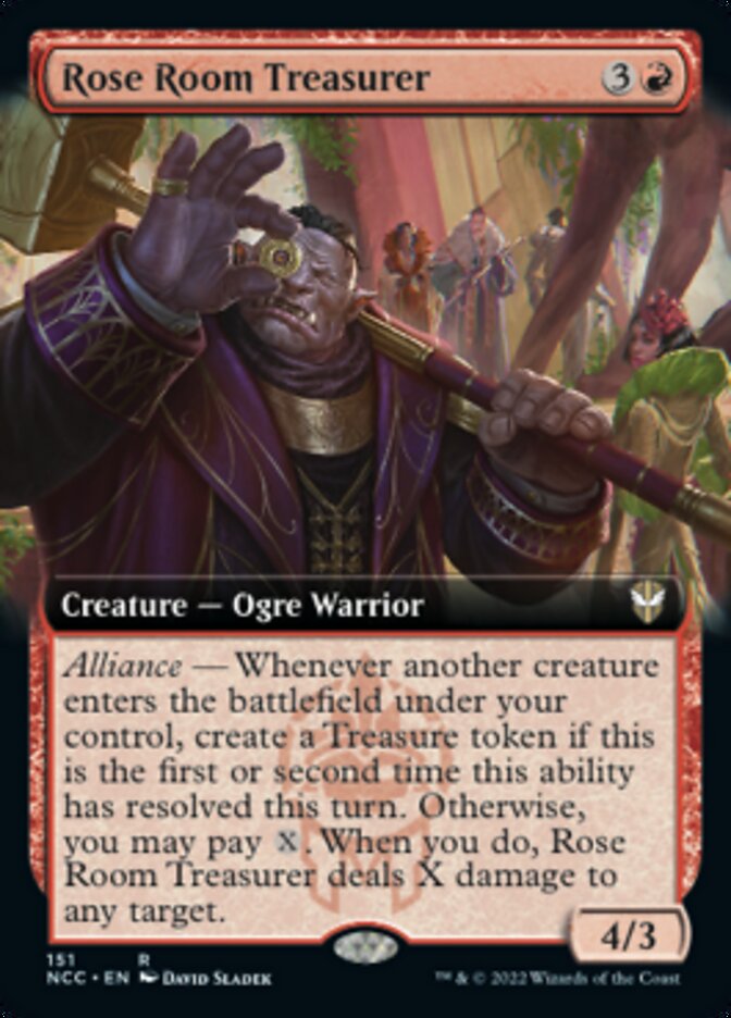 Rose Room Treasurer (Extended Art) [Streets of New Capenna Commander] | Exor Games Truro