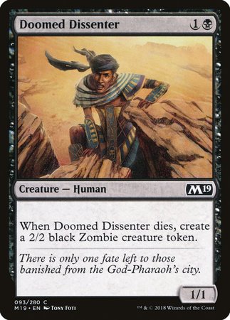 Doomed Dissenter [Core Set 2019] | Exor Games Truro