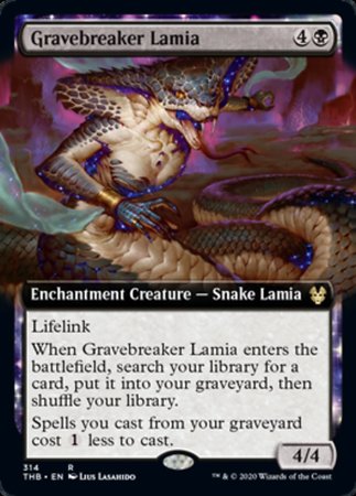 Gravebreaker Lamia (Extended Art) [Theros Beyond Death] | Exor Games Truro