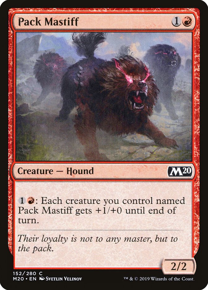 Pack Mastiff [Core Set 2020] | Exor Games Truro