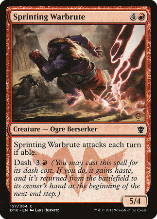 Sprinting Warbrute [Dragons of Tarkir] | Exor Games Truro