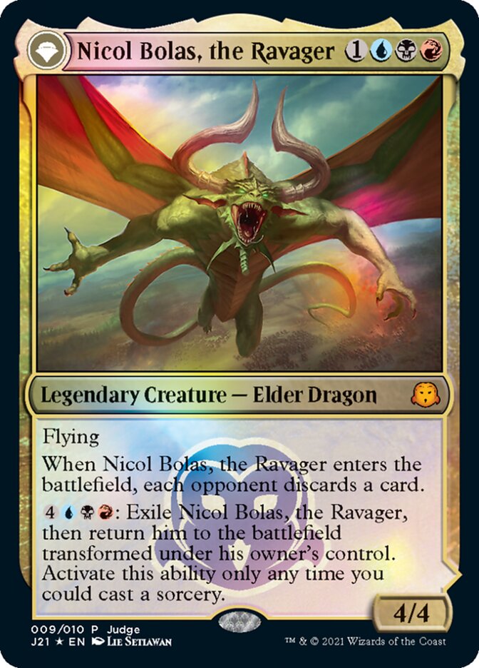 Nicol Bolas, the Ravager [Judge Gift Cards 2021] | Exor Games Truro