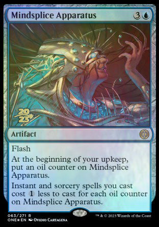 Mindsplice Apparatus [Phyrexia: All Will Be One Prerelease Promos] | Exor Games Truro