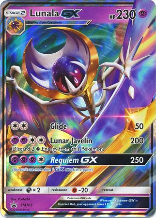 Lunala GX (SM103) (Jumbo Card) [Sun & Moon: Black Star Promos] | Exor Games Truro