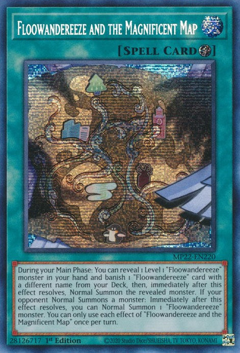 Floowandereeze and the Magnificent Map [MP22-EN220] Prismatic Secret Rare | Exor Games Truro