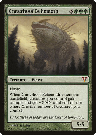 Craterhoof Behemoth [Avacyn Restored] | Exor Games Truro