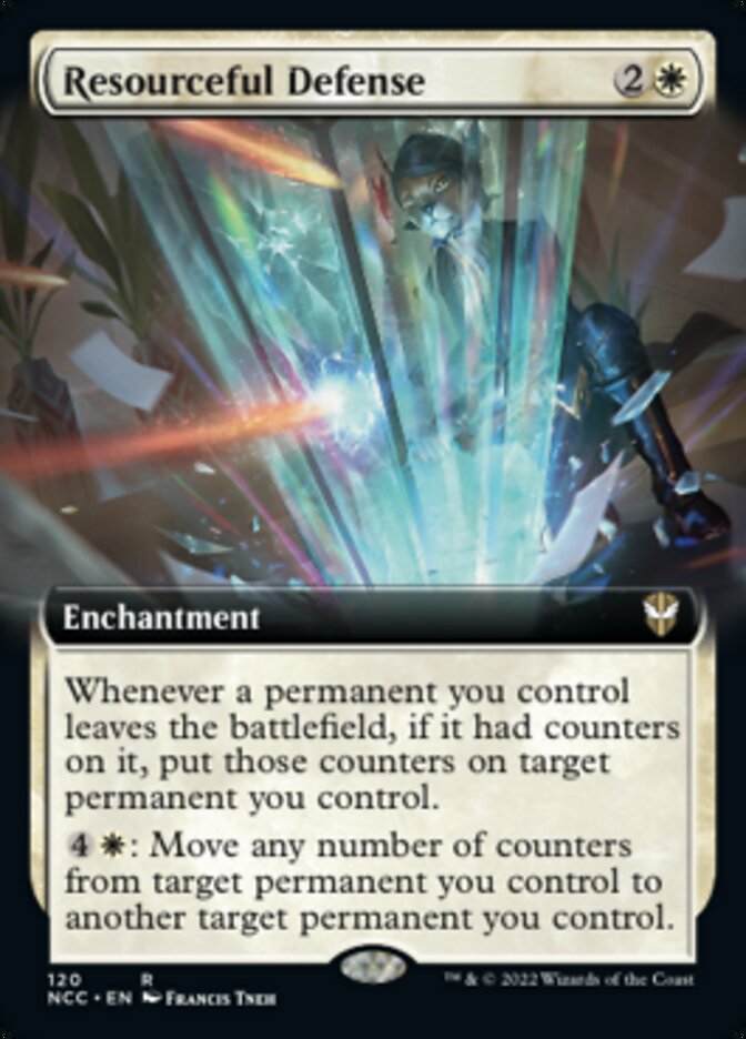 Resourceful Defense (Extended Art) [Streets of New Capenna Commander] | Exor Games Truro