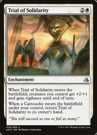 Trial of Solidarity [Amonkhet] | Exor Games Truro