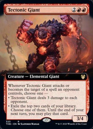 Tectonic Giant (Extended Art) [Theros Beyond Death] | Exor Games Truro