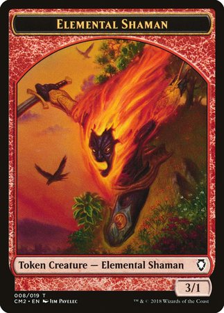 Elemental Shaman Token [Commander Anthology Volume II Tokens] | Exor Games Truro