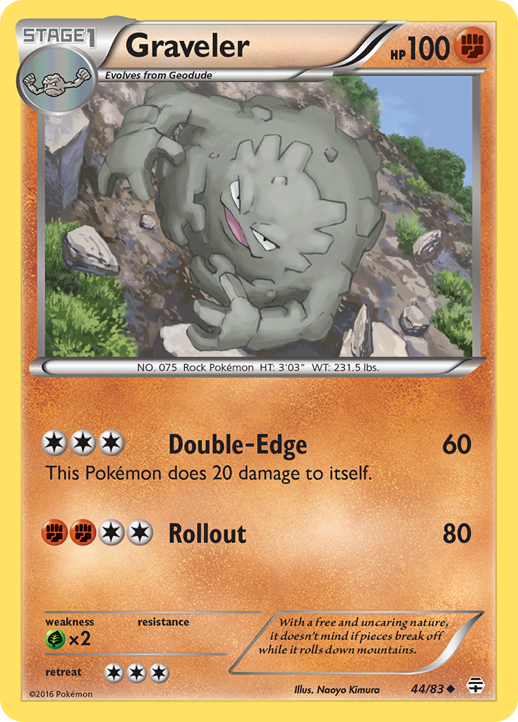 Graveler (44/83) [XY: Generations] | Exor Games Truro