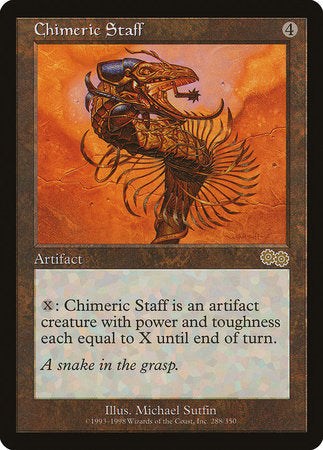 Chimeric Staff [Urza's Saga] | Exor Games Truro
