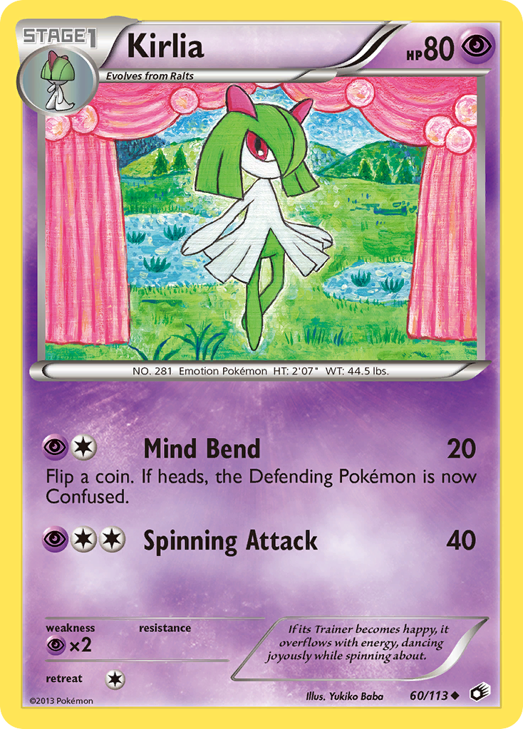 Kirlia (60/113) [Black & White: Legendary Treasures] | Exor Games Truro