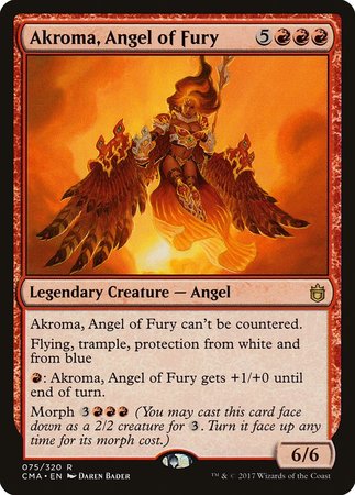 Akroma, Angel of Fury [Commander Anthology] | Exor Games Truro