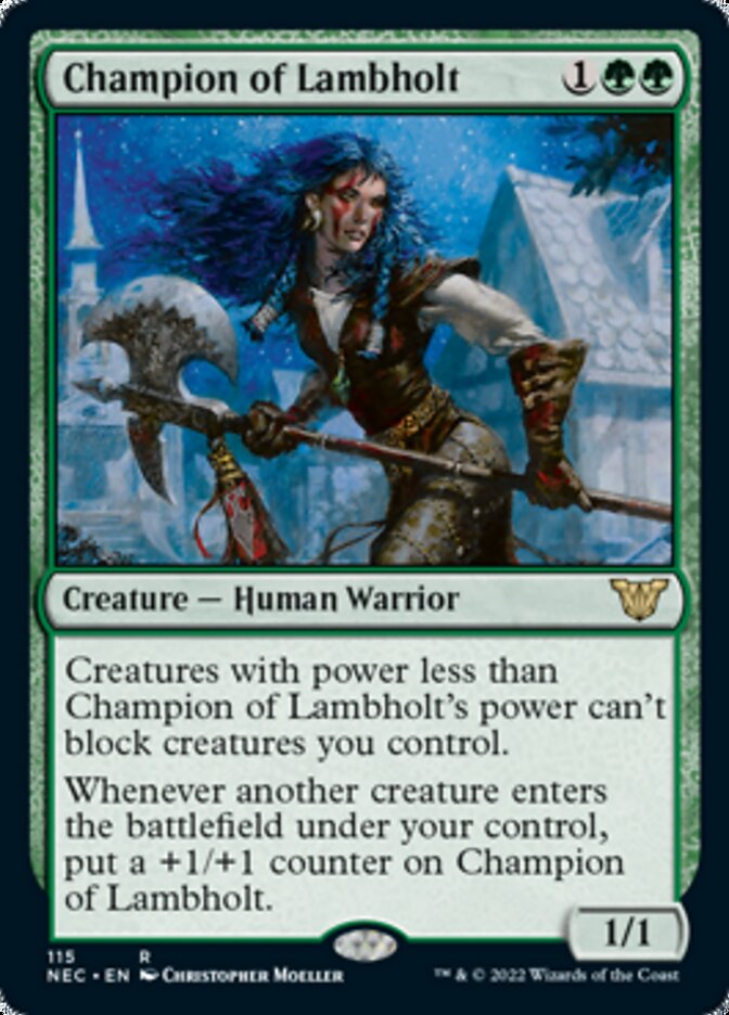 Champion of Lambholt [Kamigawa: Neon Dynasty Commander] | Exor Games Truro