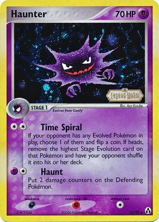 Haunter (35/92) (Stamped) [EX: Legend Maker] | Exor Games Truro