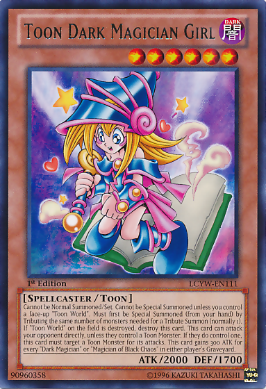 Toon Dark Magician Girl [LCYW-EN111] Rare | Exor Games Truro