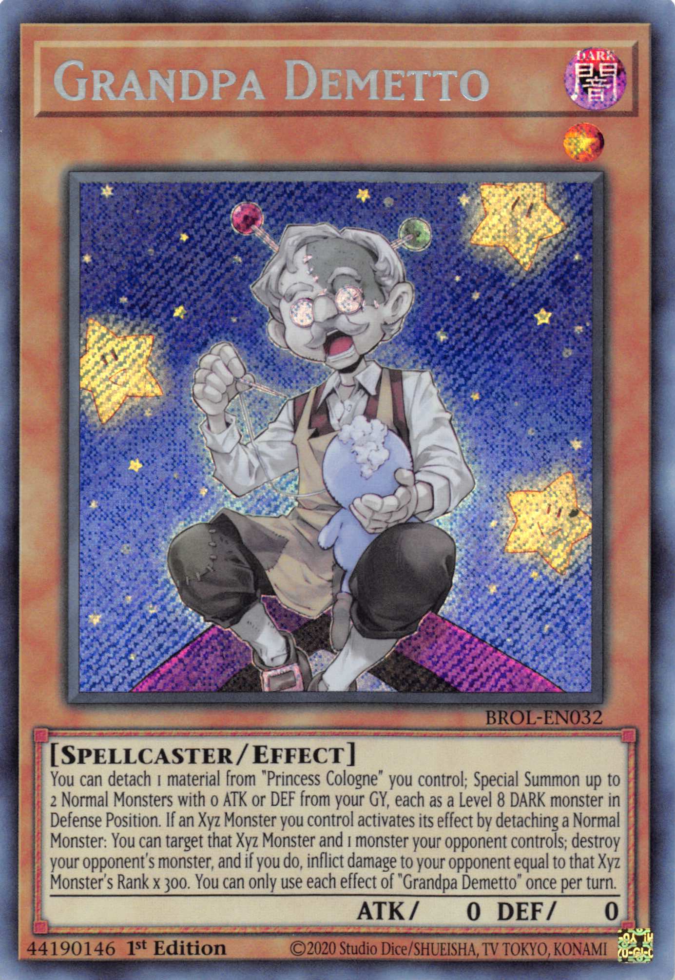 Grandpa Demetto [BROL-EN032] Secret Rare | Exor Games Truro