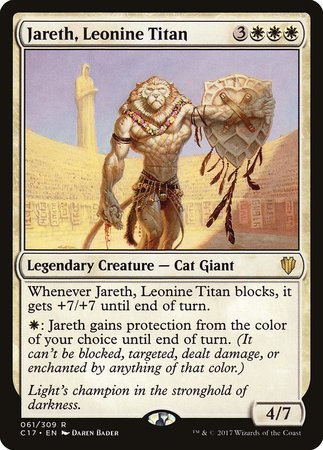 Jareth, Leonine Titan [Commander 2017] | Exor Games Truro