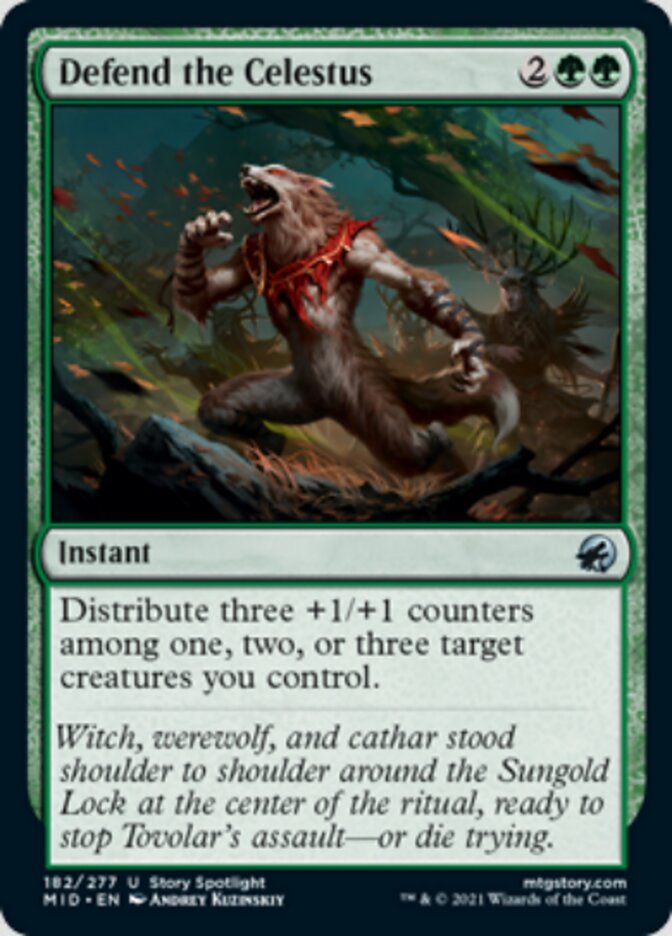 Defend the Celestus [Innistrad: Midnight Hunt] | Exor Games Truro