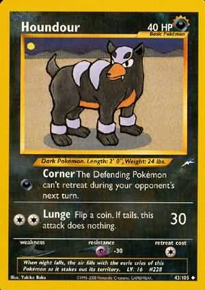 Houndour (43/105) [Neo Destiny Unlimited] | Exor Games Truro