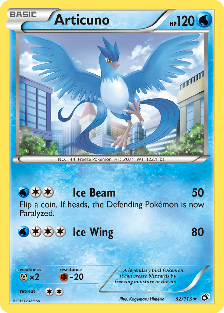 Articuno (32/113) [Black & White: Legendary Treasures] | Exor Games Truro