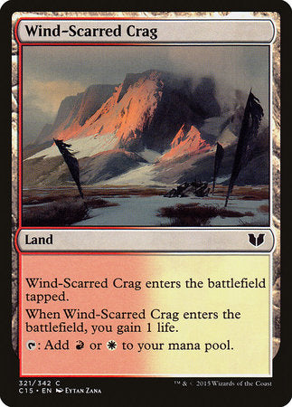 Wind-Scarred Crag [Commander 2015] | Exor Games Truro