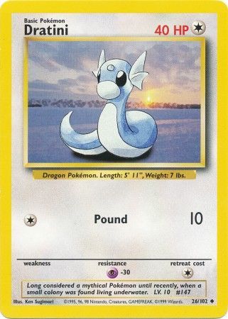 Dratini (26/102) [Base Set Unlimited] | Exor Games Truro