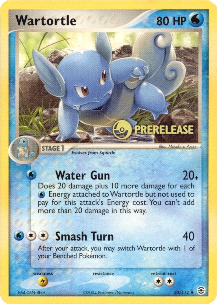 Wartortle (50/112) (Prerelease) [EX: FireRed & LeafGreen] | Exor Games Truro