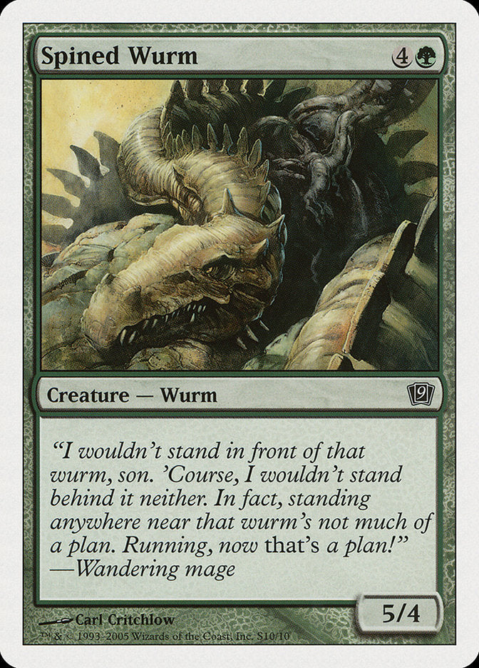 Spined Wurm [Ninth Edition] | Exor Games Truro